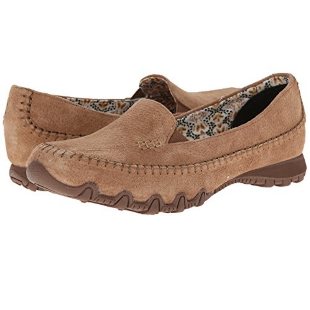 Skechers Tan Suede Loafers